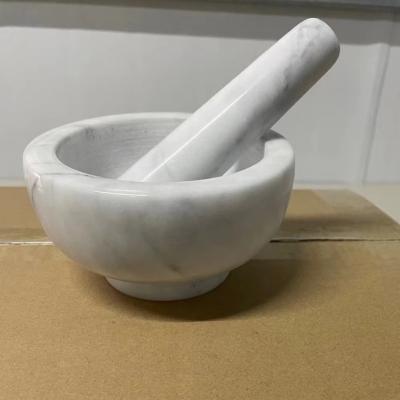 Marble Mortar and Pestle