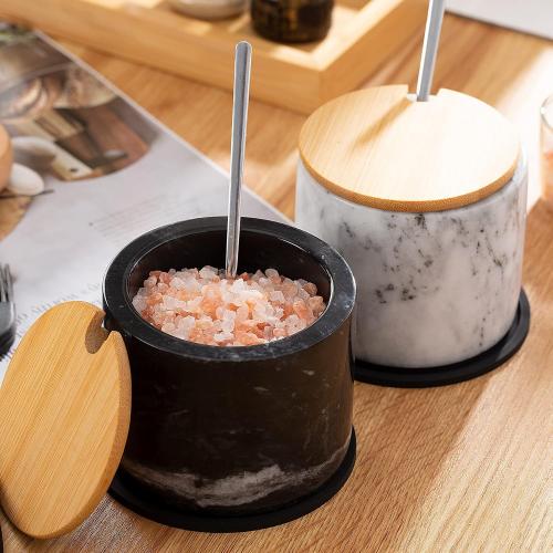 Marble Salt Celler/Storage Jar