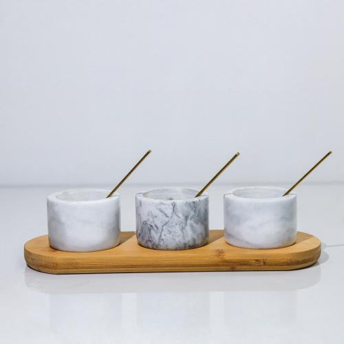 Marble Salt Celler/Storage Jar