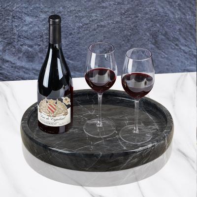 Round Marble Tray