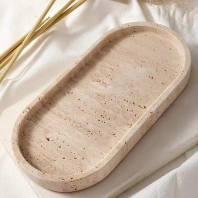 Travertin Marble Serving Tray